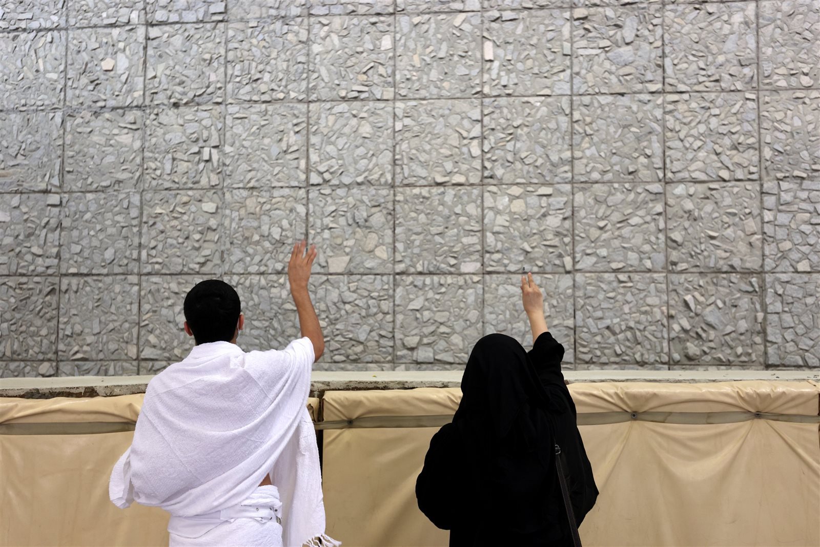 Pelting the three Jamarat